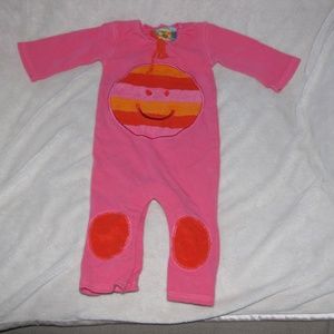 Boutique Oinkbaby Oink Baby Smiley Face Romper